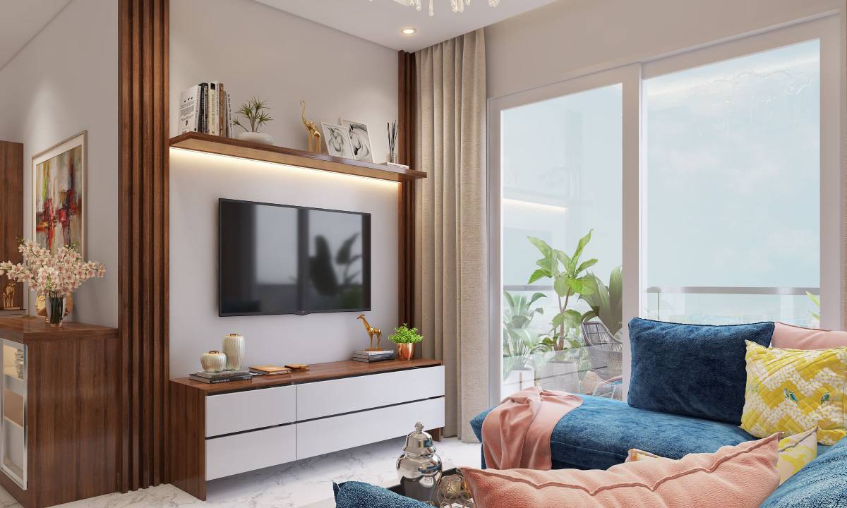 Stylish 1 BHK modular interior design with cost estimate calculator