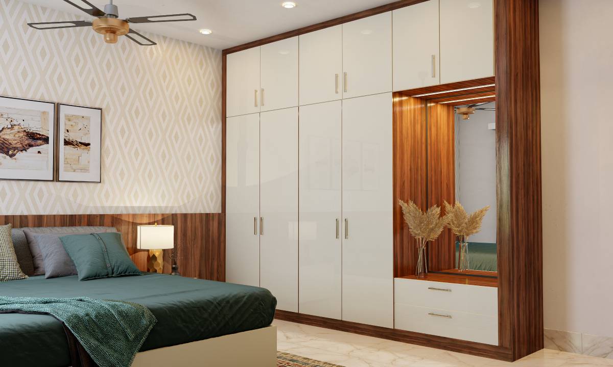 Modern 3 BHK modular interior with cost estimate from calculator