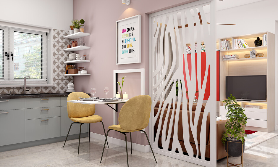 An-L-shaped-Kitchen-With-2-Chairs-and-a-space-saving-Dinning-Table