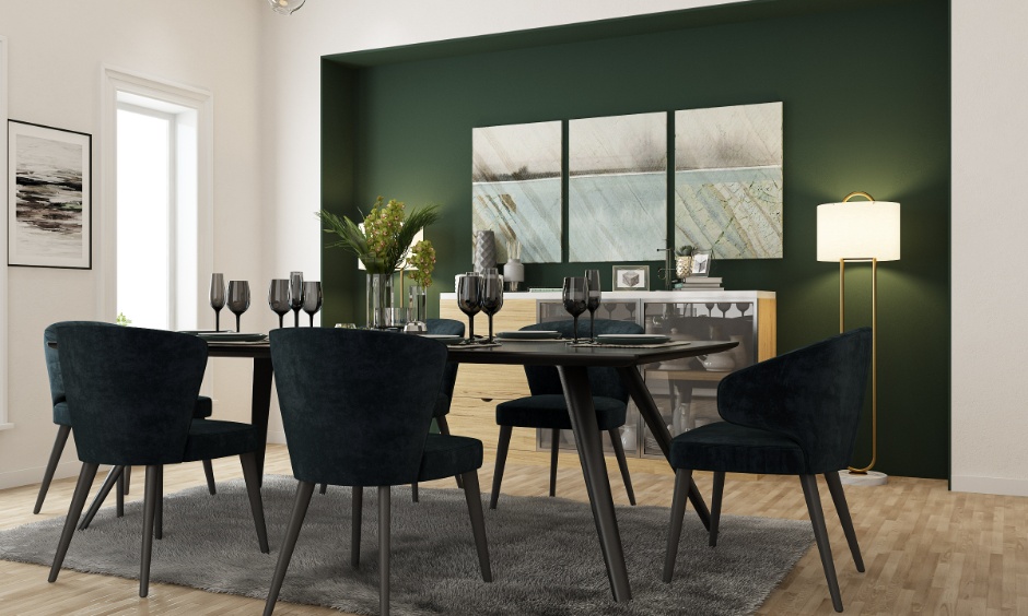 Black dining room table ideas for modern homes