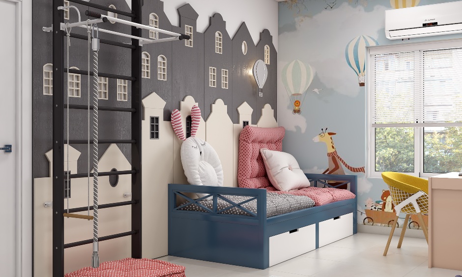 A smart kids bed come with hidden storage options