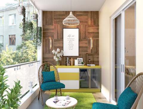 Plan your balcony interior design - furniture, seating arrangements and decor